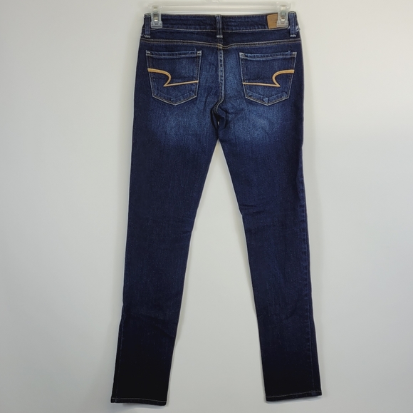 SEE NEW LISTING American Eagle Outfitters Skinny Stretch Blue Jeans Size 2 - Picture 2 of 10